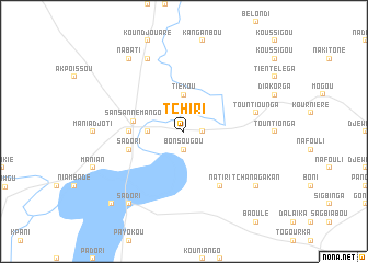 map of Tchiri