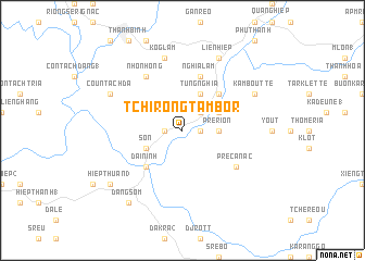 map of Tchirong Tambor