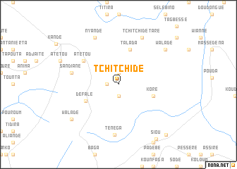 map of Tchitchidé
