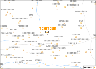 map of Tchitoua