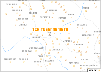 map of Tchitue Sambaieta