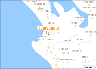 map of Tchiyèndji