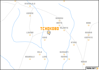 map of Tchokobo