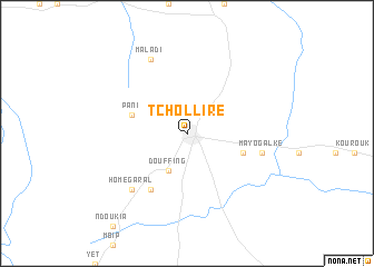 map of Tcholliré