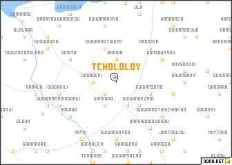 map of Tchololoy