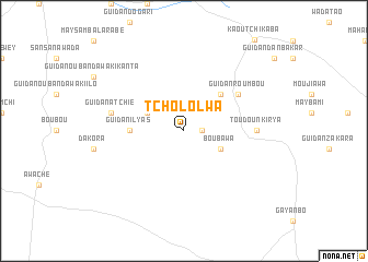 map of Tchololwa