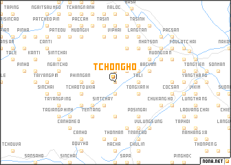map of Tchong Ho