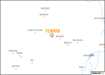 map of Tchono