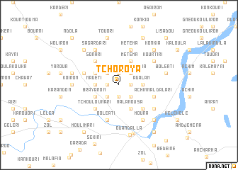 map of Tchoroya