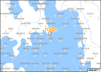 map of Tchor