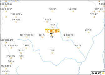 map of Tchoua