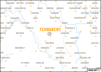 map of Tchoue Cay