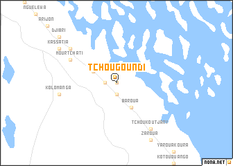 map of Tchougoundi