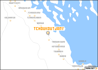 map of Tchoukoutjany