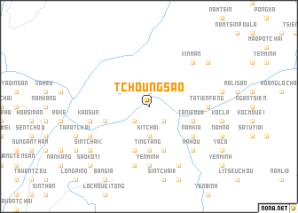 map of Tchoung Sao