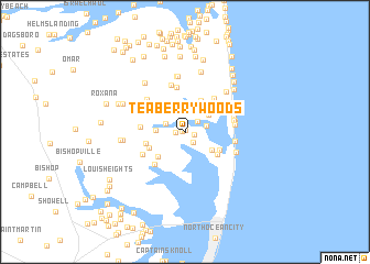 map of Teaberry Woods