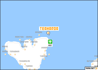 map of Teaharoa