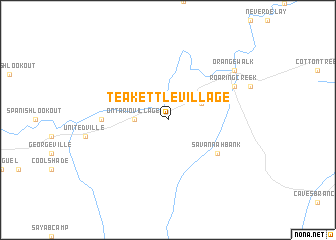 map of Teakettle Village