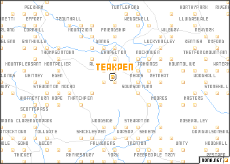 map of Teak Pen