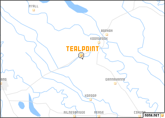 map of Teal Point