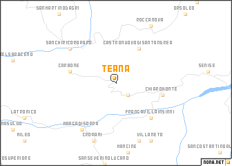 map of Teana