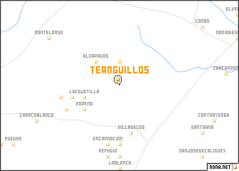 map of Teanguillos