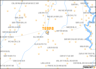 map of Teapa