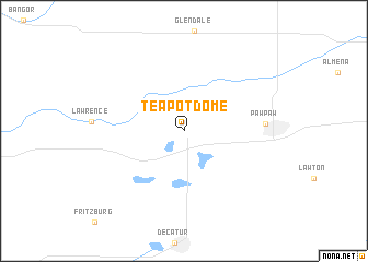 map of Teapot Dome