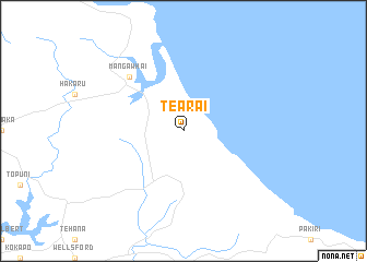 map of Te Arai