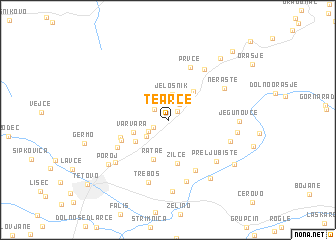 map of Tearce