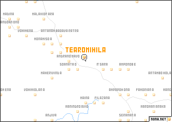 map of Tearomihila