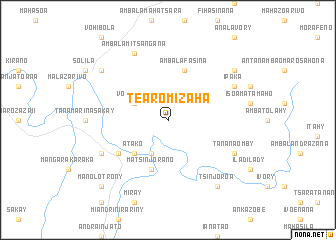 map of Tearomizaha