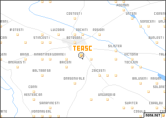 map of Teasc