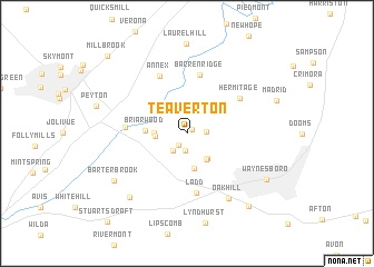 map of Teaverton