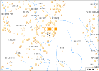 map of Tebabui