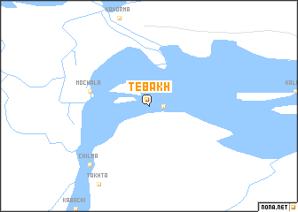 map of Tebakh