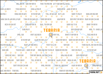 map of Tebāria