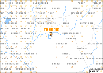 map of Tebāria