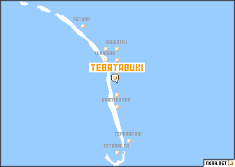 map of Tebatabuki