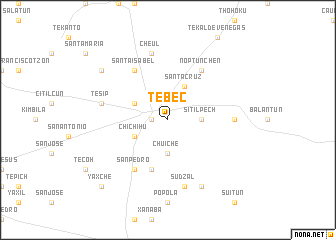 map of Tebec