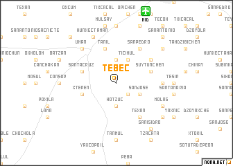 map of Tebec