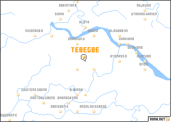 map of Tebegbe