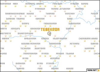 map of Tebekrom