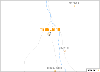 map of Tebeldina