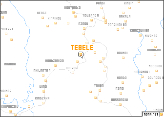 map of Tebele