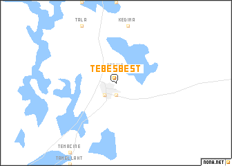 map of Tebesbest