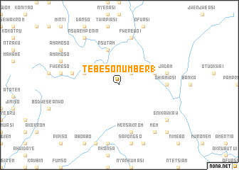 map of Tebeso Number 1