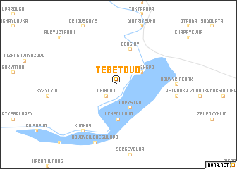 map of Tebetovo