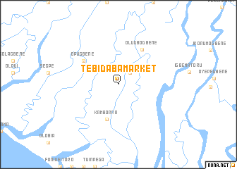 map of Tebidaba Market