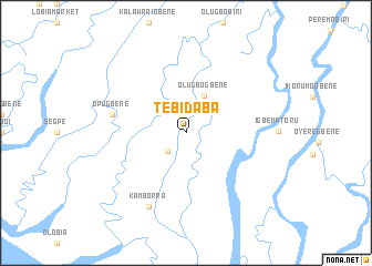 map of Tebidaba